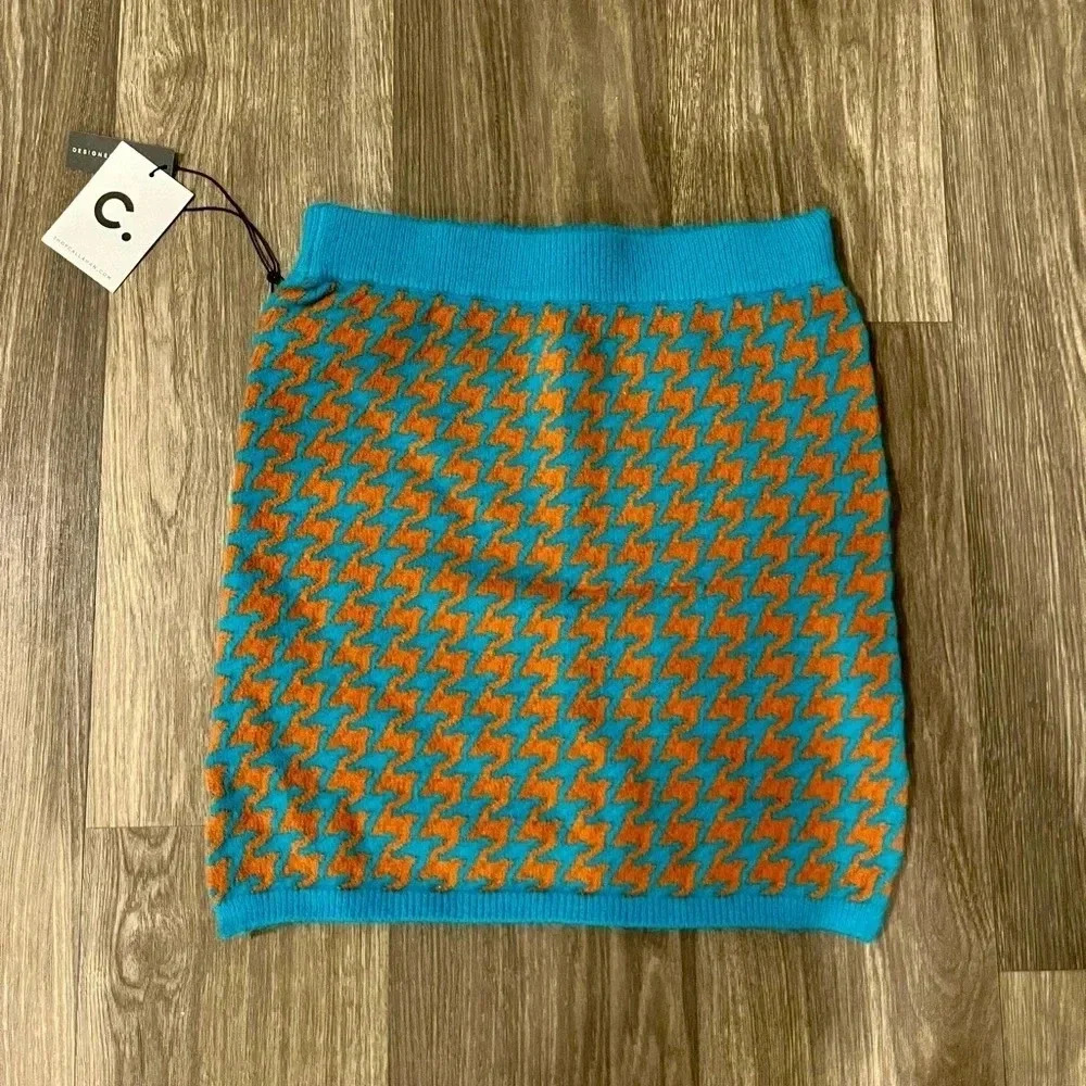 Callahan Tash Mini Skirt in Amber Glow Size Medium